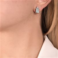 Ohrringe Mirco Visconti Dame in Weißgold Acquamarina 3.09 Ct LF261/10AC - LF261/10AC